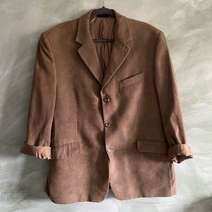 tan oversized blazer
